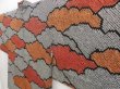 Photo2: 5110T05z490 Vintage Japanese Kimono Silk SHIBORI HAORI Cloud Black (2)