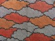 Photo3: 5110T05z490 Vintage Japanese Kimono Silk SHIBORI HAORI Cloud Black (3)