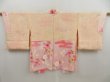 Photo8: 5110T06z500 Vintage Japanese Kimono Silk HAORI Flower Pink (8)