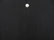 Photo7: 5110T08z730 Vintage Japanese Kimono Silk Men's HAORI Plain Black (7)