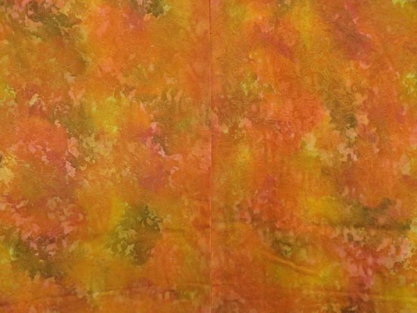 Photo3: 5110T11z550 Vintage Japanese Kimono Silk HAORI  Dark orange (3)