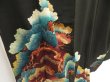 Photo3: 5110T13z1320 Vintage Japanese Kimono Silk TOMESODE Pine Black (3)
