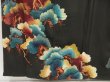 Photo6: 5110T13z1320 Vintage Japanese Kimono Silk TOMESODE Pine Black (6)