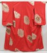 Photo1: 5110T14z1130 Vintage Japanese Kimono Silk KOFURISODE Chrysanthemum (1)