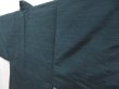Photo4: 5118T02z740 Vintage Japanese Kimono Silk Men's HAORI Pine Dark cyan (4)