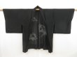 Photo5: 5118T05z320 Vintage Japanese Kimono Silk See through HAORI Chrysanthemum (5)