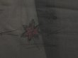 Photo5: 5118T06z270 Vintage Japanese Kimono Silk See through HAORI Maple Black (5)