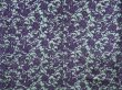 Photo5: 5118T08z510 Vintage Japanese Kimono Silk KOMON Flower Dark purple (5)