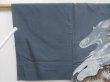 Photo5: 5120T03z380 Vintage Japanese Kimono Synthetic Men's JUBAN Dragon Steel blue (5)