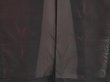 Photo3: 5120T04z260 Vintage Japanese Kimono Silk See through HAORI Plants Black (3)