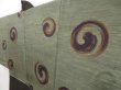 Photo2: 5120T07z560 Vintage Japanese Kimono Silk Men's HAORI  Dark brown (2)