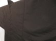 Photo4: 5120T07z560 Vintage Japanese Kimono Silk Men's HAORI  Dark brown (4)