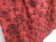 Photo3: 5120T09z830 Vintage Japanese Kimono Silk KOMON Flowers Coral pink (3)