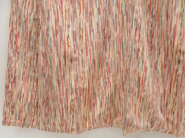 Photo4: 5120T12z810 Vintage Japanese Kimono Silk KOMON  Light peach (4)