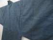 Photo5: 5124T02z640 Vintage Japanese Kimono Silk Men's HAORI Tiger Steel blue (5)