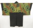 Photo1: 5124T04z500 Vintage Japanese Kimono Silk Men's HAORI Umbrella Black (1)