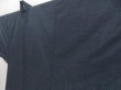 Photo4: 5124T05z480 Vintage Japanese Kimono Silk Men's HAORI Samurai Navy-Gray (4)