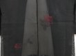 Photo3: 5124T09z250 Vintage Japanese Kimono Silk See through HAORI Flower Black (3)