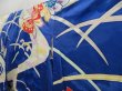 Photo2: 5124T13z940 Vintage Japanese Kimono Silk FURISODE Butterfly Oriental blue (2)