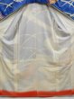 Photo6: 5124T13z940 Vintage Japanese Kimono Silk FURISODE Butterfly Oriental blue (6)