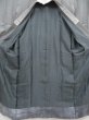 Photo6: 5126T06z430 Vintage Japanese Kimono Silk Men's JUBAN Castle Gray (6)