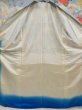 Photo7: 5126T12z1110 Vintage Japanese Kimono Silk FURISODE Peony Dull light blue (7)