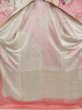 Photo6: 5126T14z990 Vintage Japanese Kimono Silk FURISODE Peony Pink (6)