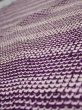 Photo4: 1Z01z60  Japanese Kimono Silk  FABRIC Shibori Dark purple 45.7x13.6 (4)