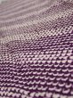 Photo4: 1Z06z40  Japanese Kimono Silk  FABRIC Shibori Dark purple 45.7x9.6 (4)
