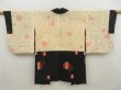 Photo7: 5127T01z420 Vintage Japanese Kimono Silk MEISEN HAORI  Black (7)