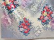 Photo7: 5127T12z1210 Vintage Japanese Kimono Silk FURISODE Flowers Off-white (7)