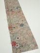 Photo2: 1Z08z40  Japanese Kimono Silk  FABRIC Tsujigahana Gray-Purple 55.1x7.7 (2)