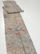Photo3: 1Z09z50  Japanese Kimono Silk  FABRIC Tsujigahana Gray-Purple 78.0x7.9 (3)