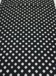 Photo1: 1Y02z60  Japanese Kimono Silk  FABRIC Shibori Black 40.6x14.6 (1)