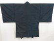 Photo5: 5131T02z920 Vintage Japanese Kimono Wool Men's HAORI Tiger Dark navy (5)