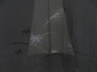 Photo3: 5131T04z260 Vintage Japanese Kimono Silk See through HAORI Maple Black (3)