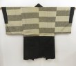 Photo1: 5131T05z500 Vintage Japanese Kimono Silk Men's HAORI  Black (1)
