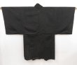 Photo6: 5131T05z500 Vintage Japanese Kimono Silk Men's HAORI  Black (6)