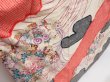 Photo3: 5131T08z1170 Vintage Japanese Kimono Silk FURISODE Folding fan Off-white (3)