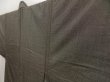 Photo2: 5131T10z870 Vintage Japanese Kimono Silk Men's   Brown-Gray (2)