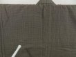 Photo5: 5131T10z870 Vintage Japanese Kimono Silk Men's   Brown-Gray (5)