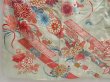 Photo6: 5131T13z840 Vintage Japanese Kimono Silk FURISODE Chrysanthemum Light blue (6)