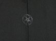 Photo5: 5216T01z270 Vintage Japanese Kimono Silk See through HAORI Flowers Black (5)