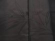Photo4: 5216T02z260 Vintage Japanese Kimono Silk See through HAORI Bamboo grass Black (4)