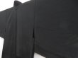 Photo2: 5216T03z260 Vintage Japanese Kimono Silk See through HAORI Flower Black (2)