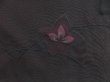 Photo4: 5216T04z230 Vintage Japanese Kimono Silk See through HAORI Flower Black (4)