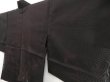 Photo2: 5216T06z280 Vintage Japanese Kimono Silk See through HAORI Leaf Black (2)