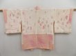 Photo6: 5216T10z450 Vintage Japanese Kimono Silk SHIBORI HAORI Flower Pink (6)