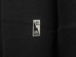 Photo2: 5216T12z560 Vintage Japanese Kimono Silk Men's HAORI Plain Black (2)
