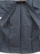 Photo2: 5217T01z420 Vintage Japanese Kimono Cotton Men's  YUKATA Navy-Gray (2)